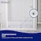 Kenney Mfg Microban Protected Lightweight PEVA Shower Liner, 70in W x 72in H, Clear, 2-Pack MB61122PK2 - alternate 7